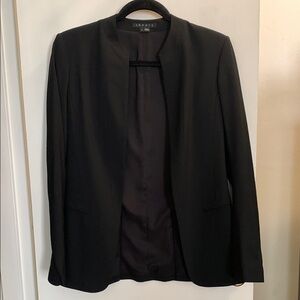 Theory black wool blazer
